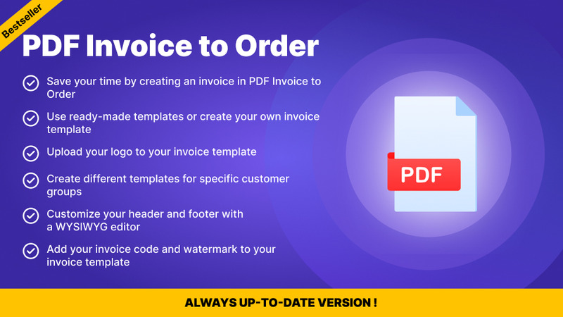 Pinta PDF Invoice Module for PrestaShop - Features Image 1