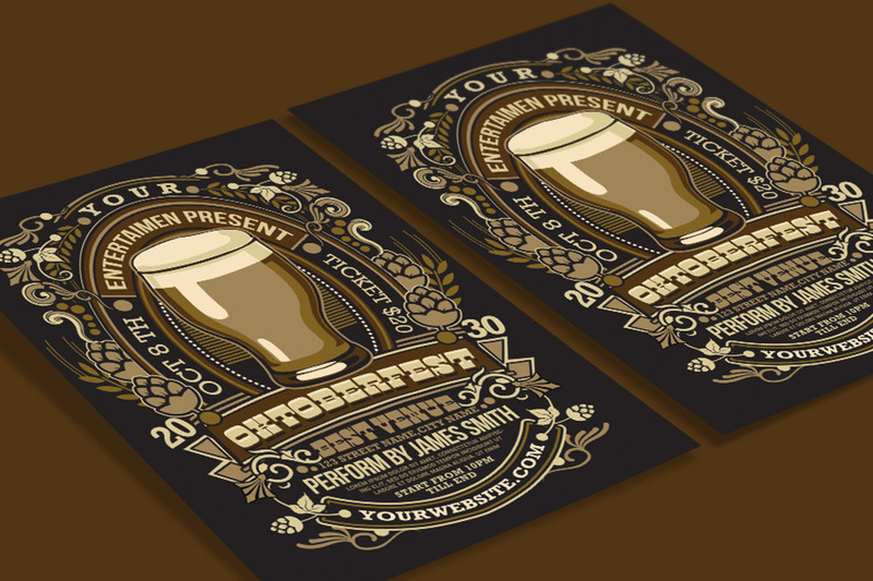 Oktoberfest Flyer Poster Template - Features Image 3