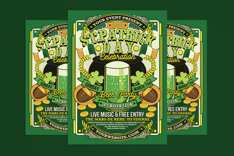 St Patricks Day Beer Party szórólap - Features Image 1