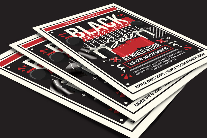 Black Friday Sale Flyer Template - Features Image 4