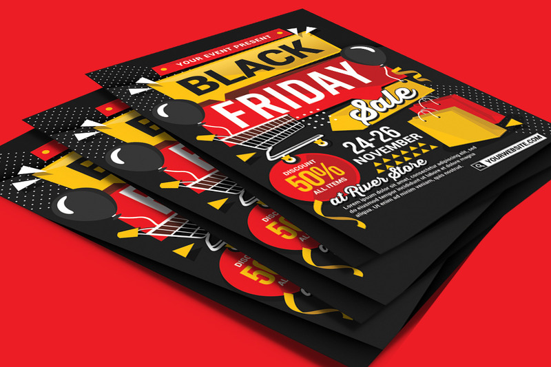 Modèle de flyer de vente du vendredi noir vol 1 - Caractéristiques de l’image 4