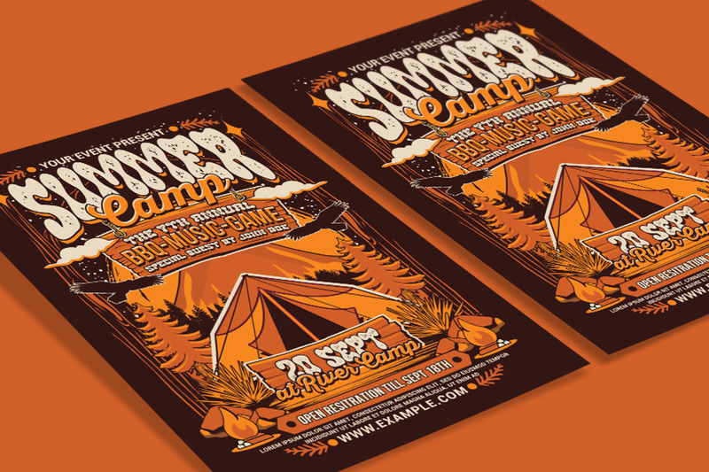 Summer Camp Flyer Poster Template - Features Image 3