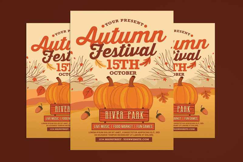 Dépliant du festival d'automne d'automne - Caractéristiques de l’image 1