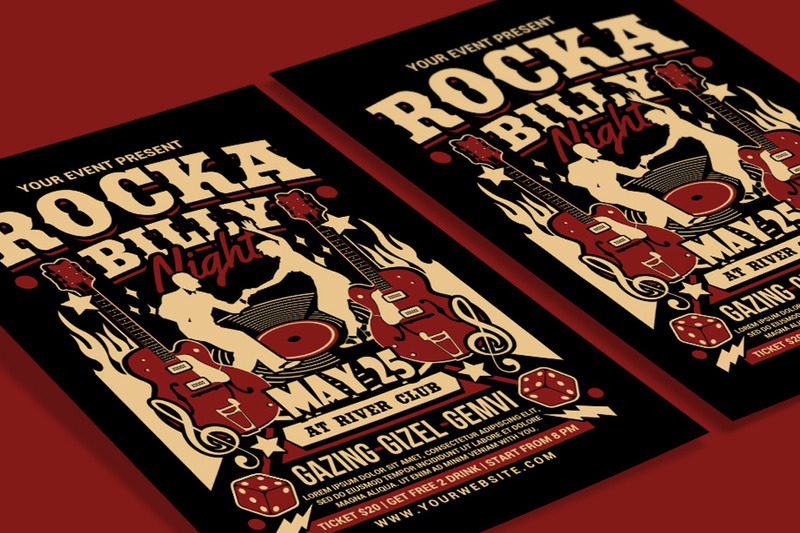 Rockabilly Music Night Flyer - Features Image 3