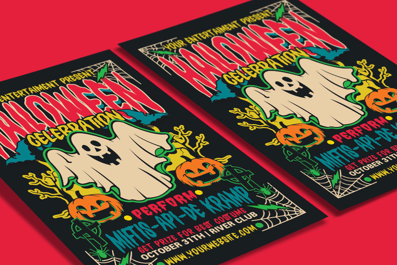 Halloween Party Flyer Tempalte - Features Image 3