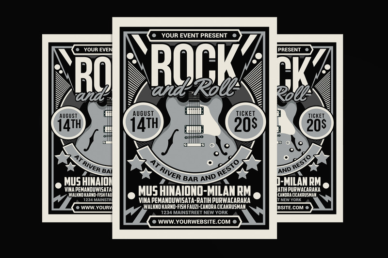Rock and Roll zenei szórólap - Features Image 1