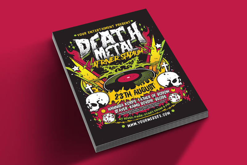 Death Metal zenei poszter szórólap - Features Image 2