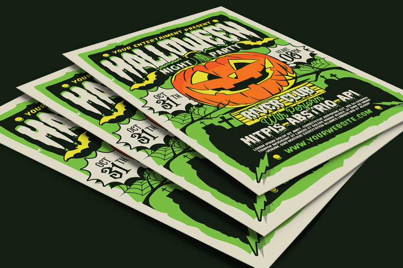 Halloween Night Party szórólap sablon - Features Image 4