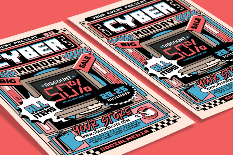 Cyber Monday Rea Event Flyer Mall - Features Image 3