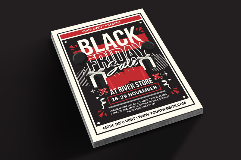 Black Friday Sale Flyer Template - Features Image 2