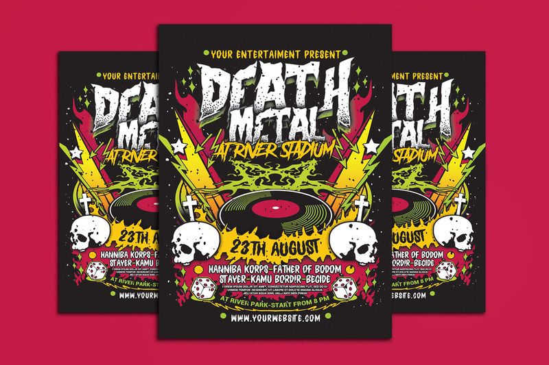 Death Metal zenei poszter szórólap - Features Image 1