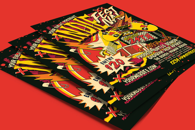 Indie Music Festival Flyer template - Features Image 4