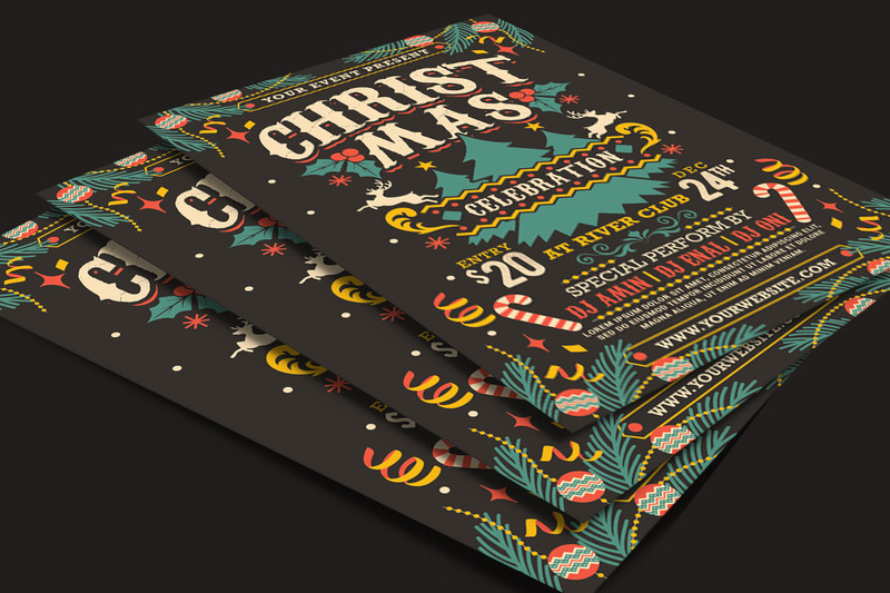 Christmas Celebration Flyer Templates vol 2 - Features Image 4