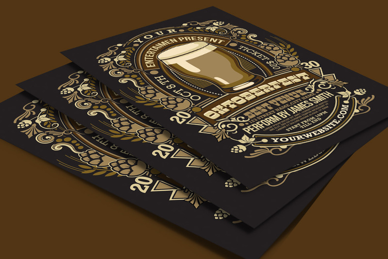 Oktoberfest Flyer Poster Template - Features Image 4