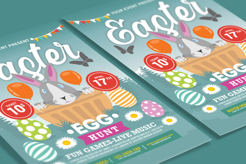 Easter Egg Hunt Flyer Template - Features Image 3