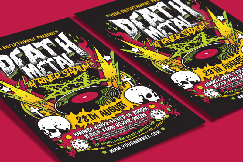 Death Metal zenei poszter szórólap - Features Image 3