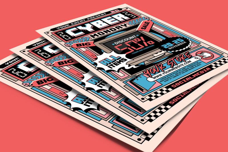 Cyber Monday Rea Event Flyer Mall - Features Image 4