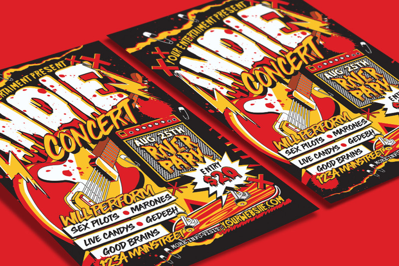 Indie Music Concert Flyer - Features Image 3