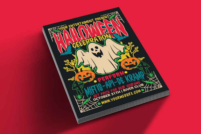 Halloween Party Flyer Tempalte - Features Image 2