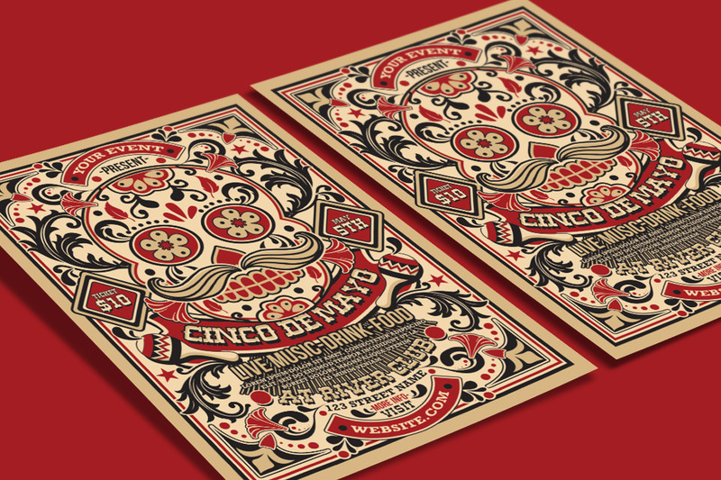 Modèle d'Affiche de flyer du festival de Cinco De Mayo - Caractéristiques de l’image 3