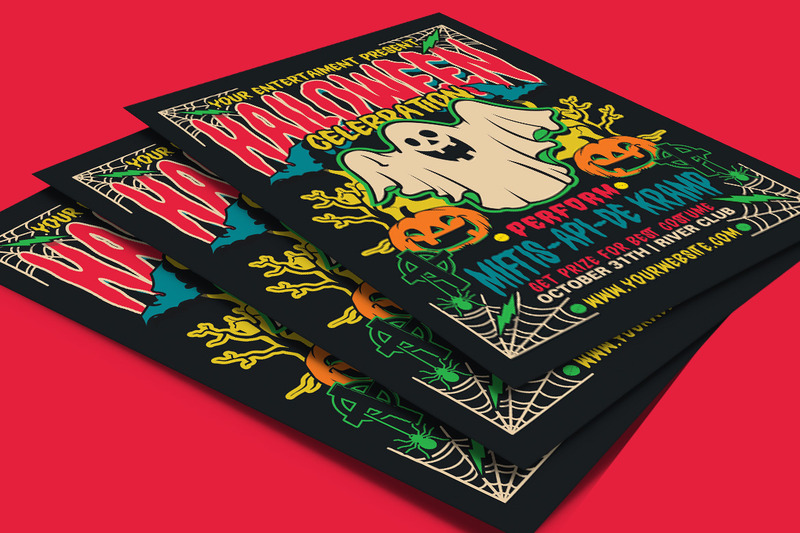 Halloween Party Flyer Tempalte - Features Image 4