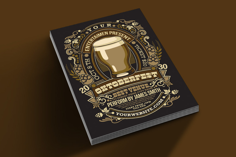 Oktoberfest Flyer Poster Template - Features Image 2
