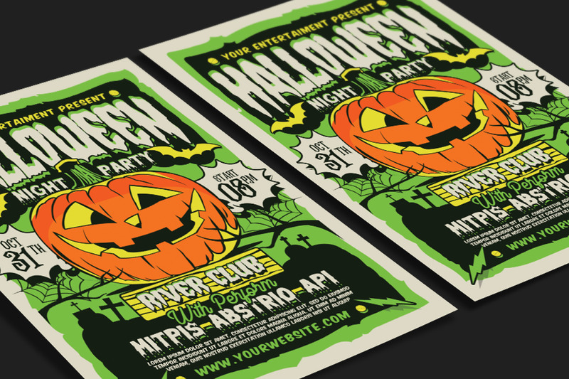 Halloween Night Party szórólap sablon - Features Image 3