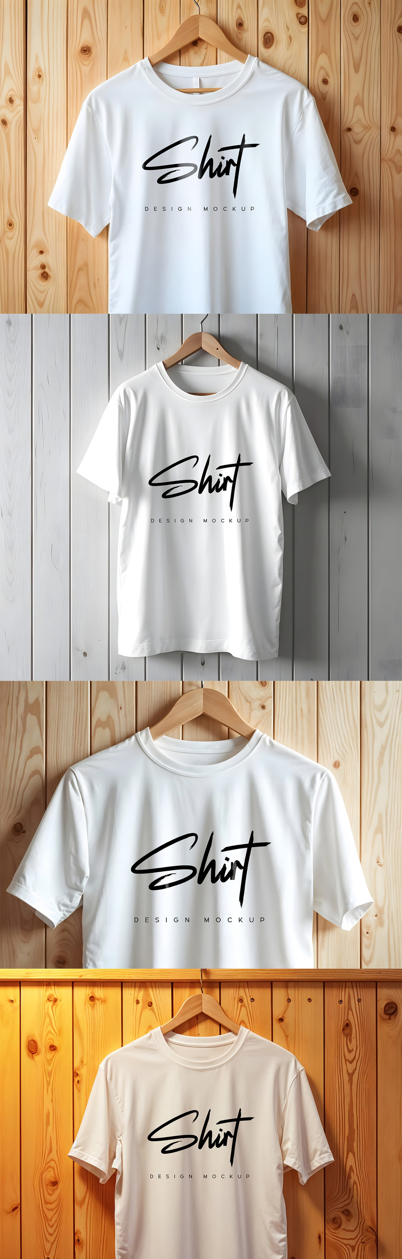 Realistic T-Shirt Logo Mockup - Features Image 1
