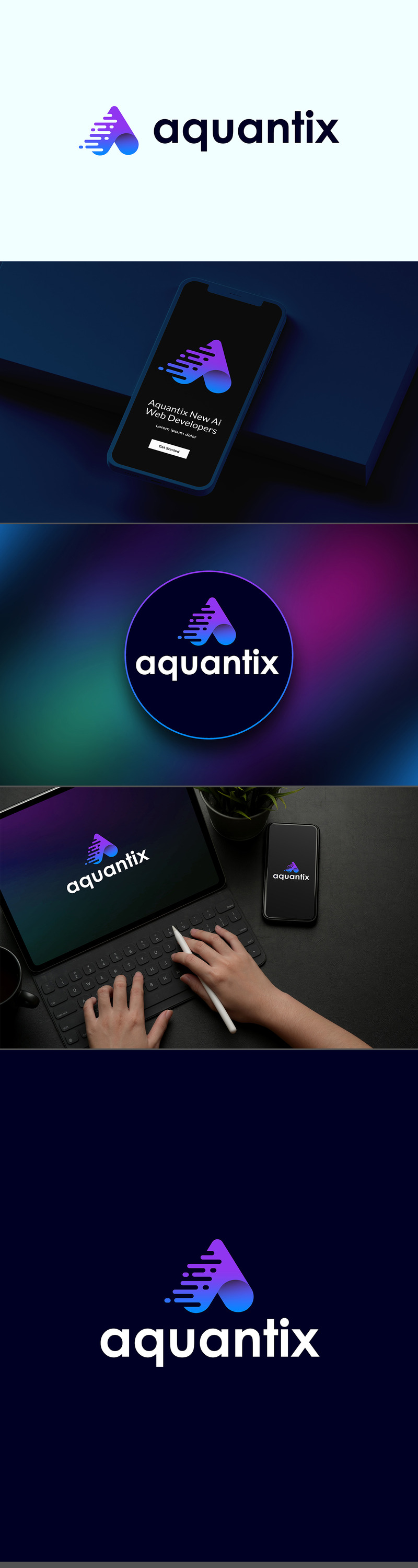 Creative Letter A Dynamic Technology Logo Template - Features Image 1