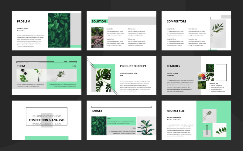 商业计划书介绍PowerPoint模板 - Features Image 2