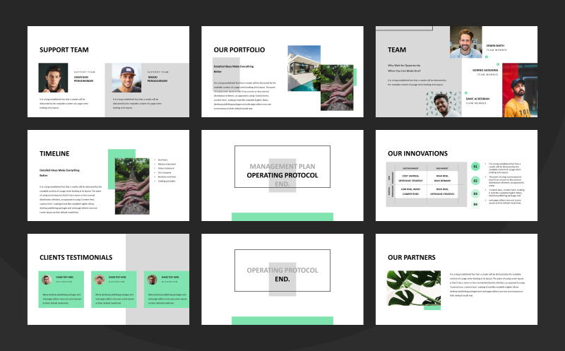 商业计划书介绍PowerPoint模板 - Features Image 4