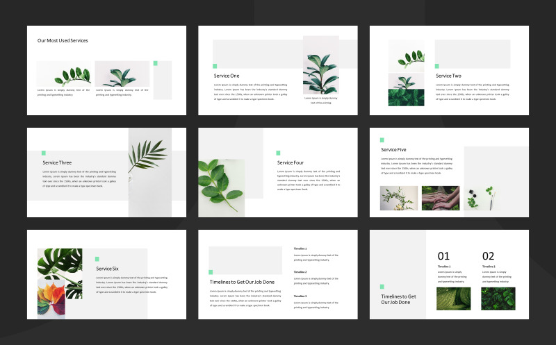 Matsuri Minimalist Presentation PowerPoint Template - Features Image 2