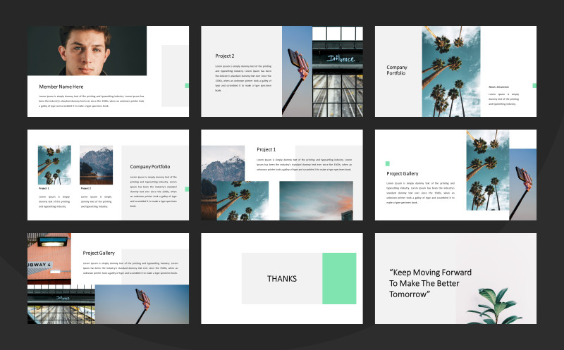 Matsuri Minimalist Presentation PowerPoint Template - Features Image 4