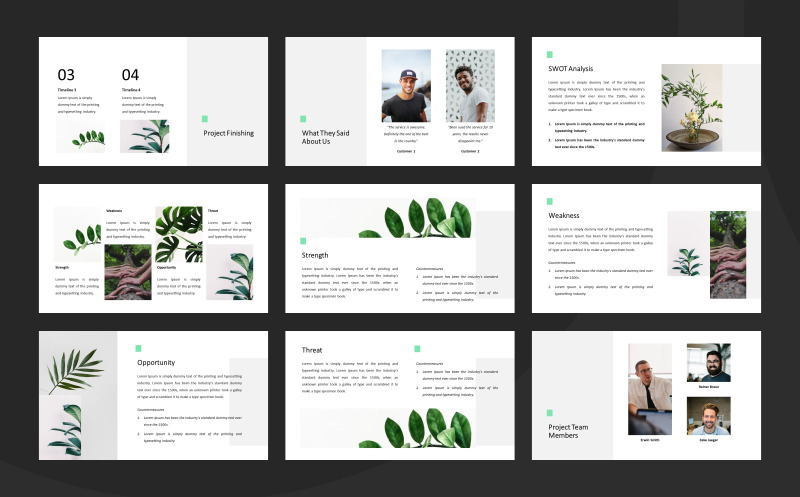 Matsuri Minimalist Presentation PowerPoint Template - Features Image 3