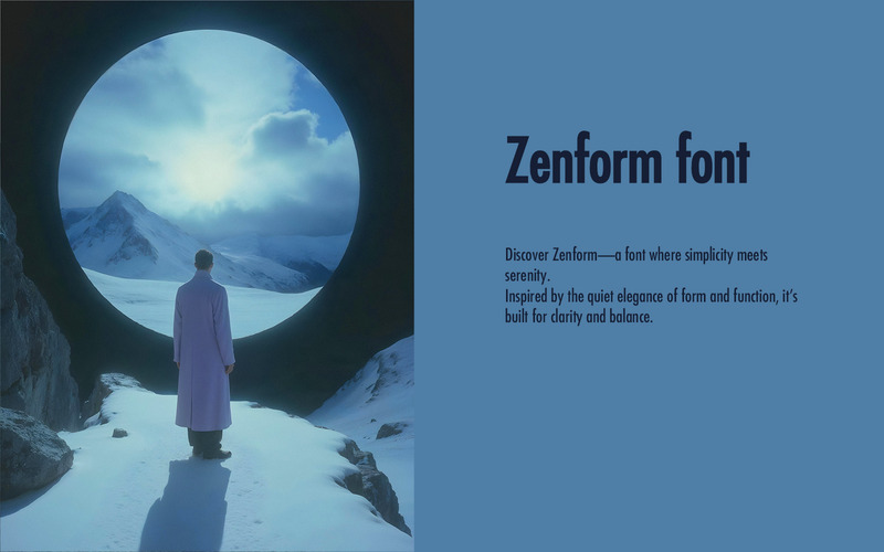 Zenform 字体-Normal-0113-25 - Features Image 1