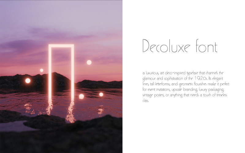 Decoluxe font-Regular-0126-25 - Features Image 1