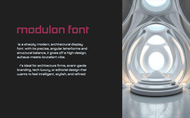 Modulon font-Regular-082-25 - Features Image 1