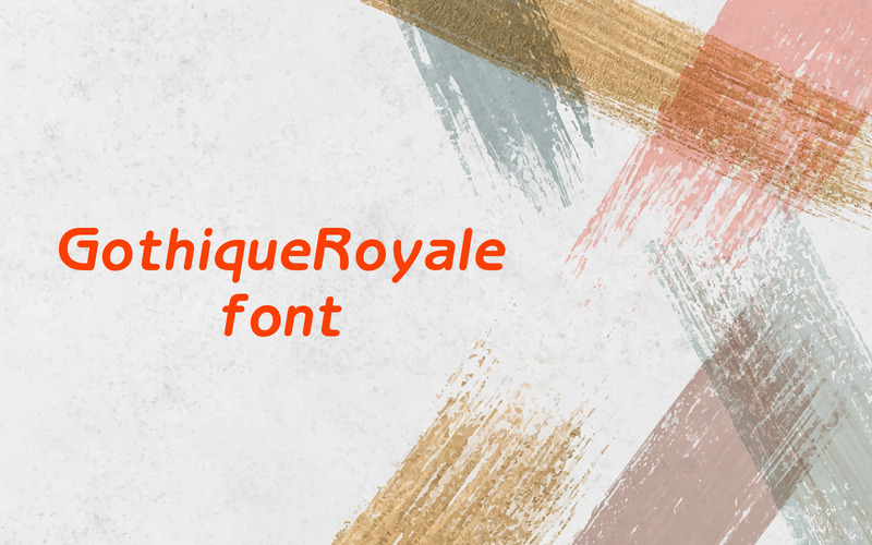 Gothique Royale 字体-015-24 - Features Image 2