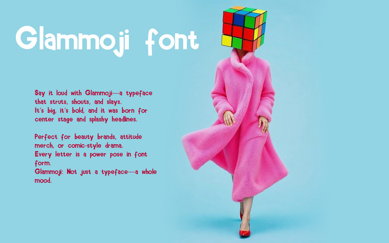 Glammoji font-Regular-078-25 - Features Image 1