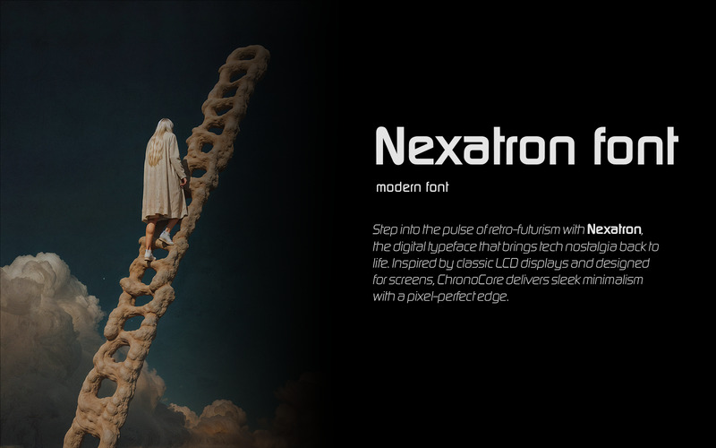 Nexatron font-Regular-0108-25 - Features Image 1