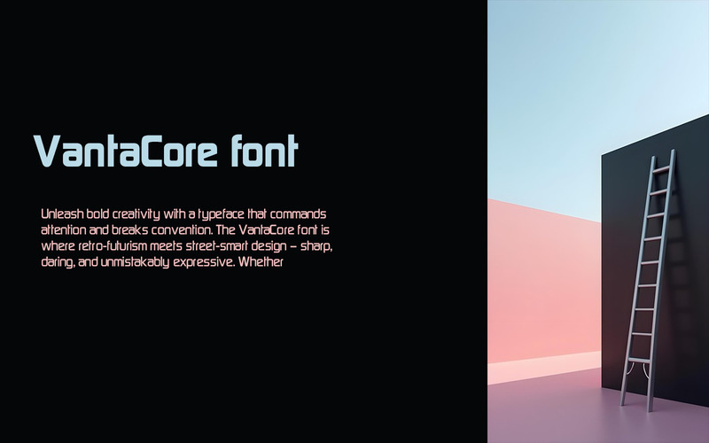 VantaCore font-Regular-085-25 - Features Image 1