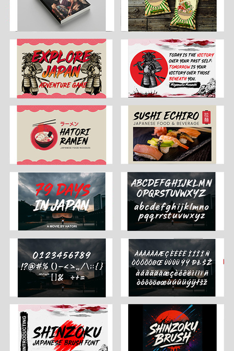 Shinzoku Japanese Brush Font - Features Image 1