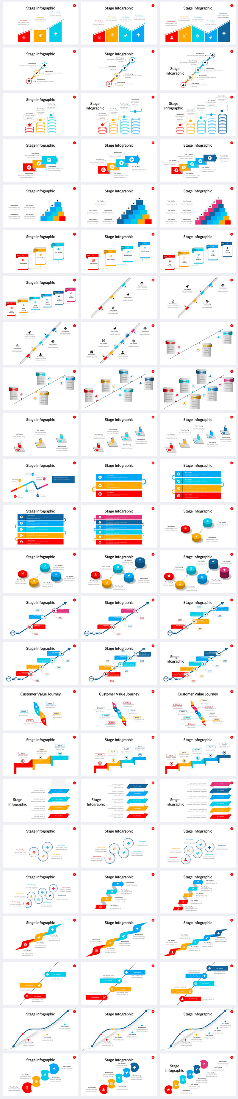 Massive Infographics Pack PowerPoint Templates - Features Image 44