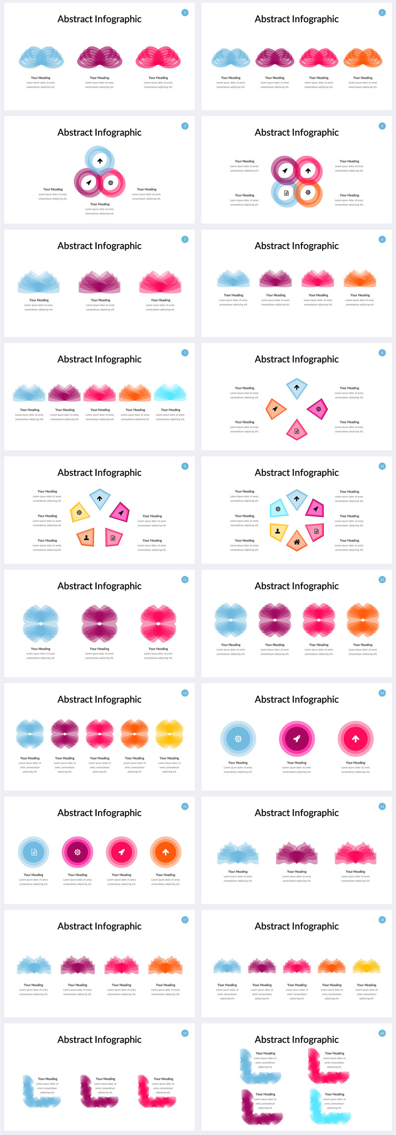Massive Infographics Pack PowerPoint Templates - Features Image 50