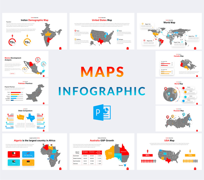 Massive Infographics Pack PowerPoint Templates - Features Image 51