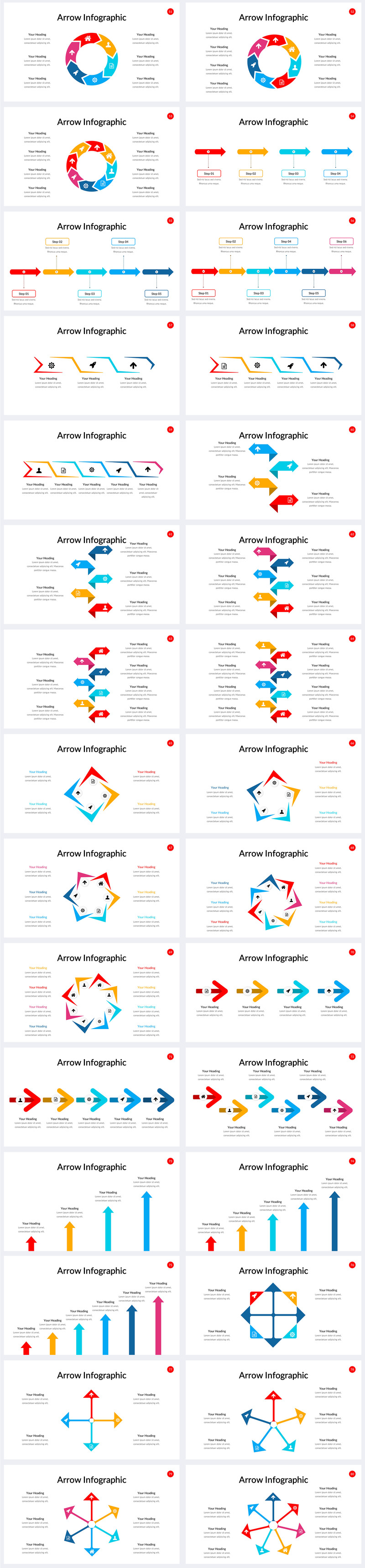 Massive Infographics Pack PowerPoint Templates - Features Image 31