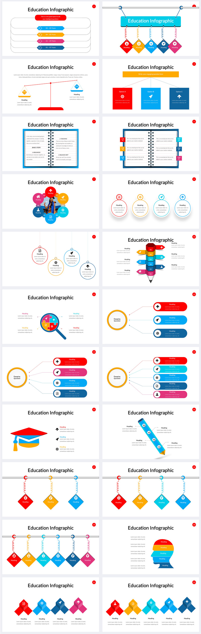 Massive Infographics Pack PowerPoint Templates - Features Image 38