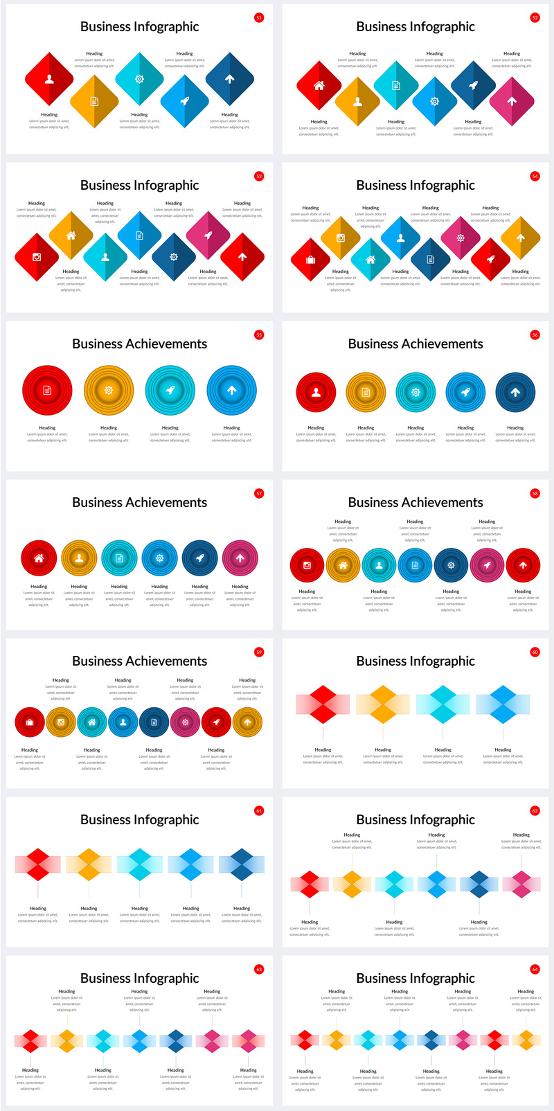 Massive Infographics Pack PowerPoint Templates - Features Image 23