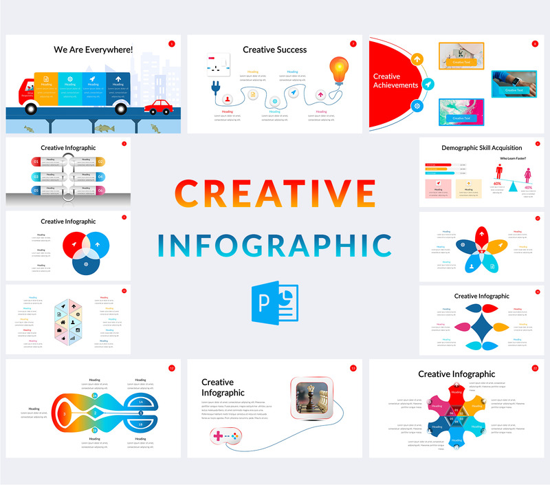Massive Infographics Pack PowerPoint Templates - Features Image 13