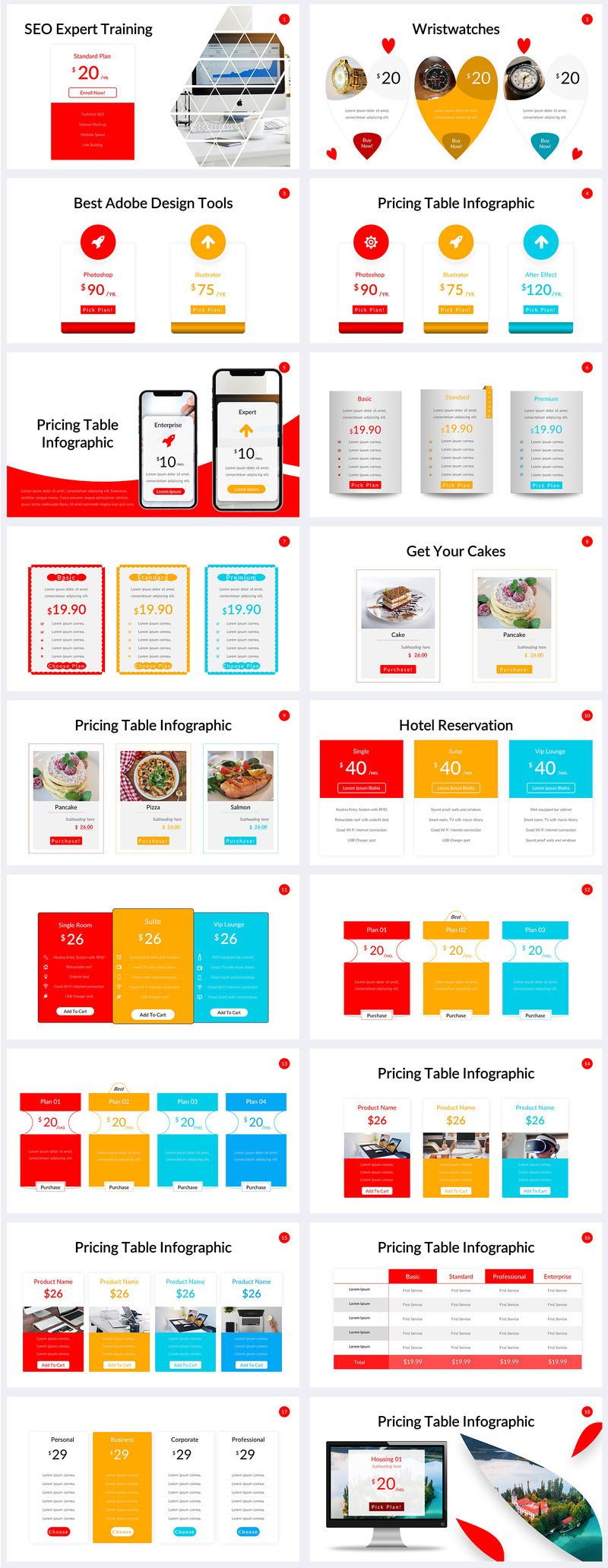 Massive Infographics Pack PowerPoint Templates - Features Image 48